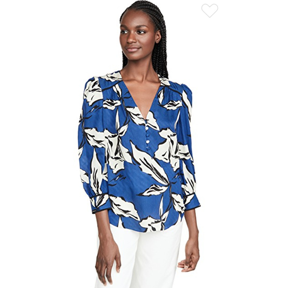 Veronica Beard "Milan" Silk Blouse 4